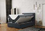 CASTEL kárpitozott boxspring ágy + fedőmatrac