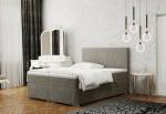 CASTEL kárpitozott boxspring ágy + fedőmatrac