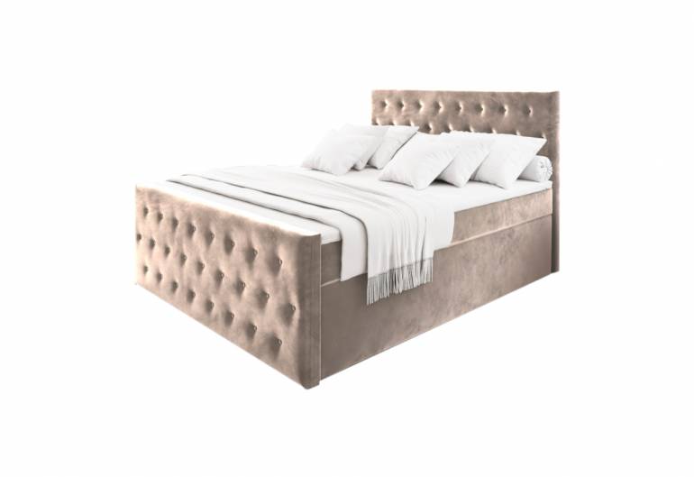 FONDI kárpitozott boxspring ágy - 2468. számú ELADÓ