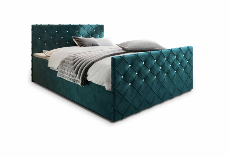 MANDI kárpitozott boxspring ágy