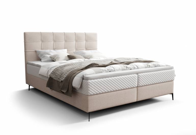 INAO 2 kárpitozott boxspring ágy comfort